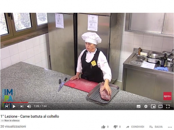 Videolezioni: imparare le tecniche di cucina con l&rsquo;e-learning