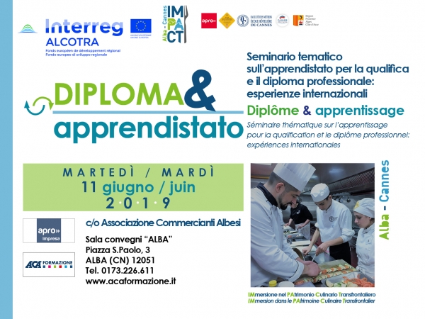 Seminario tematico sull&rsquo;apprendistato per la qualifica e il diploma professionale